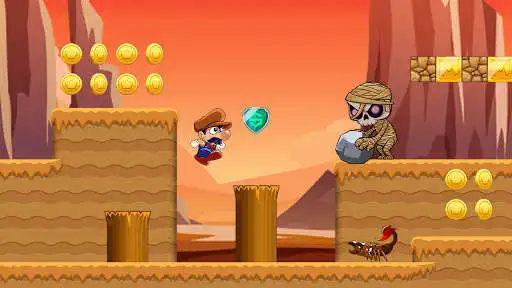 Play Super Bino Go:Adventure Jungle as an online game Super Bino Go:Adventure Jungle with UptoPlay